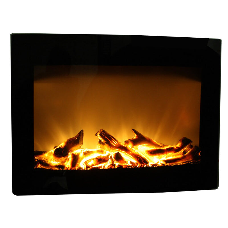 Paramount Daniel Curved Electric Fireplace, 24IN