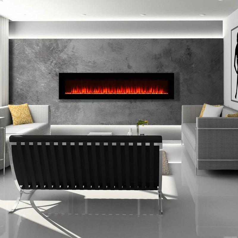 Paramount Smart Premium Electric Fireplace,72IN