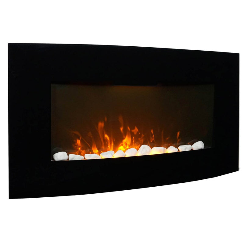 Paramount Stirling Curved Fireplace, 36IN