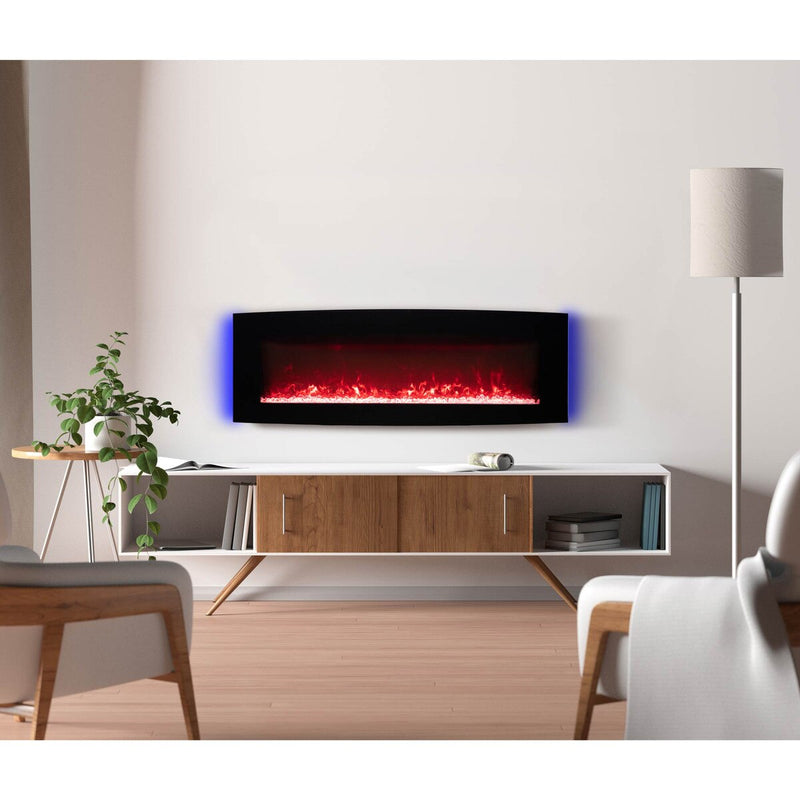 Paramount Stirling Curved Fireplace, 48IN