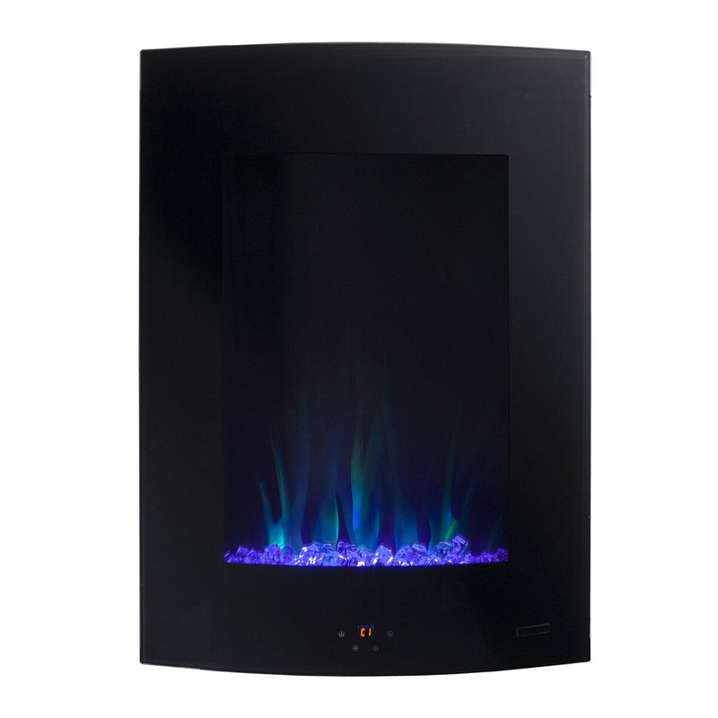 Paramount Vertical Curved Electric Fireplace, 27IN