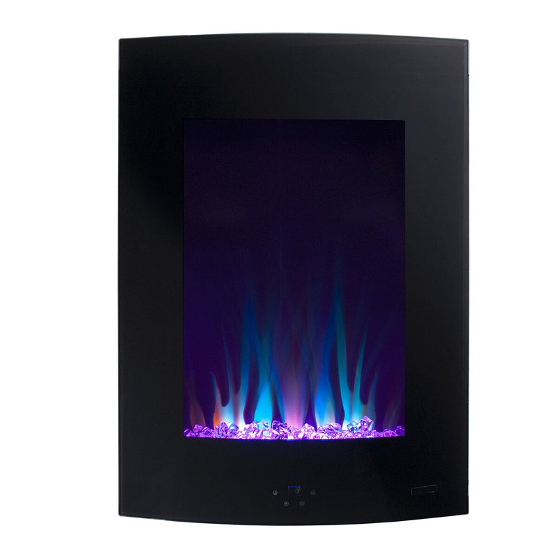 Paramount Vertical Curved Electric Fireplace, 27IN