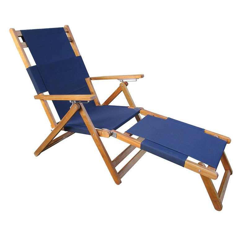 Patioflare Portable Lounge Chair with Leg Rest | Outdoor Chair