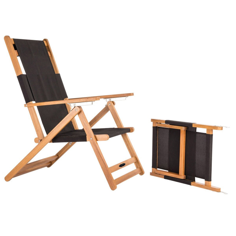 Patioflare Portable Lounge Chair with Leg Rest |Outdoor Chair