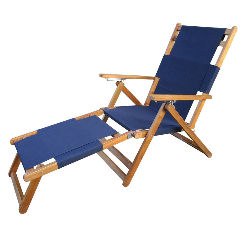 Patioflare Portable Lounge Chair with Leg Rest | Outdoor Chair