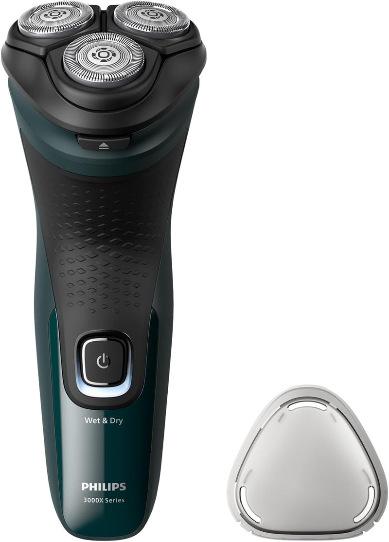 Philips Electric Shaver Series 3000X, Wet & Dry with Self-Sharpening Blades