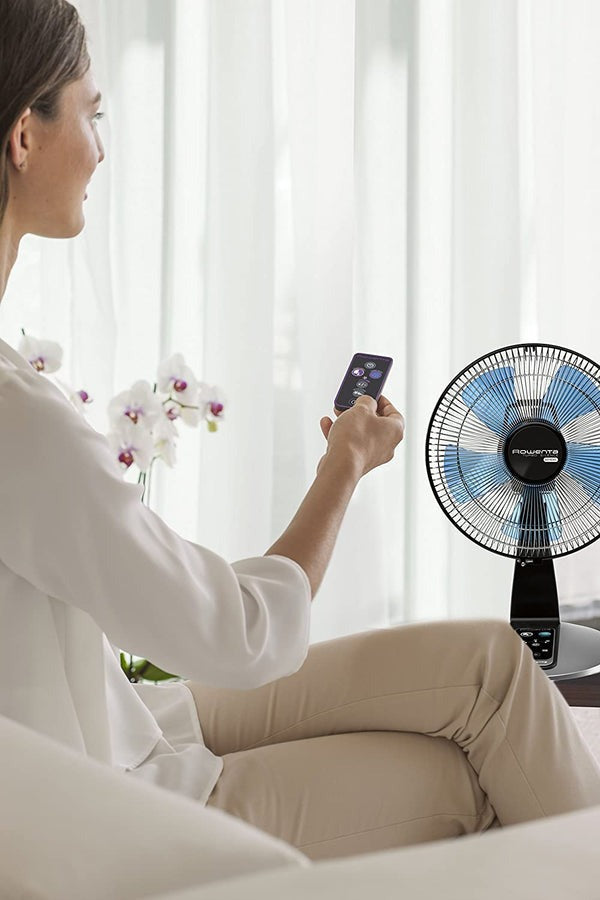 Rowenta Turbo Silence Extreme Electronic Table Fan with Remote Control