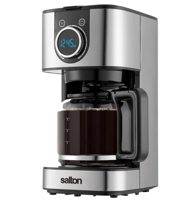 Salton 10 Cup Stainless Steel Digital Coffee Maker