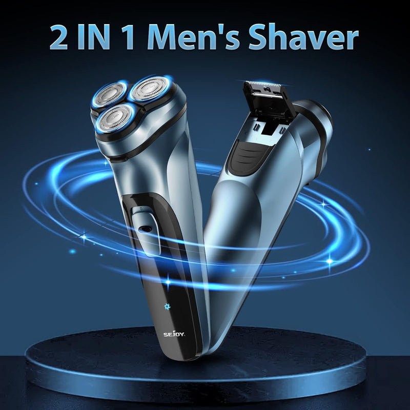 Sejoy Men's Electric Shaver Razor for Men Face