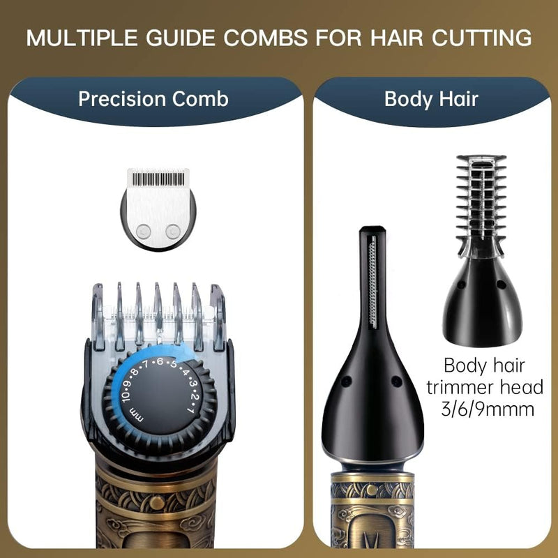 Surker Hair Clipper for Men, Multipurpose Hair Cut Clipper Set for Men 7 in 1