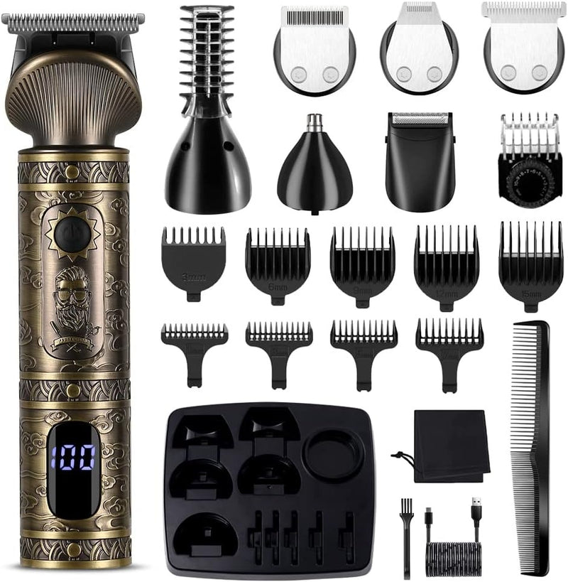 Surker Hair Clipper for Men, Multipurpose Hair Cut Clipper Set for Men 7 in 1