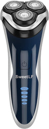 SweetLF 3D Rechargeable Waterproof IPX7 Electric Shaver Wet & Dry Rotary Shavers