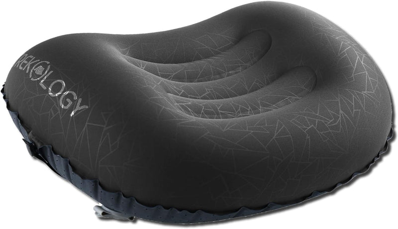 Trekology Ultralight Inflating Travel/Camping Pillows (Black)