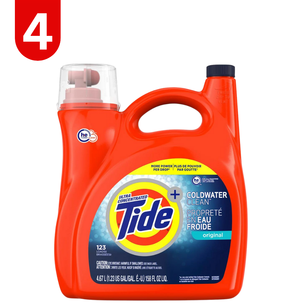 Tide Coldwater Clean Liquid Laundry Detergent 123 Loads