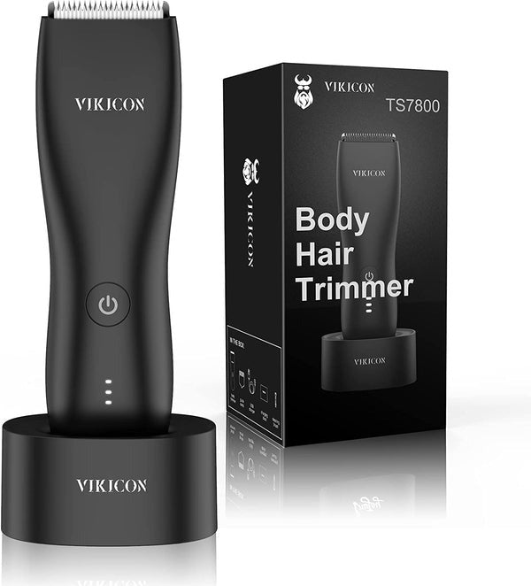 VIKICON Shaver & Body Groomer for Men Waterproof Wet / Dry