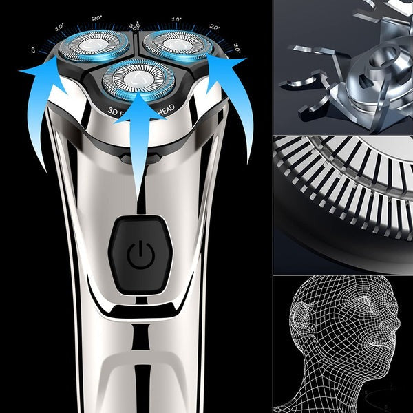 WELIRY Electric Razor for Men Electric shaver Mens for Shaving With Pop-up Trimmer Electric Rotary Shavers