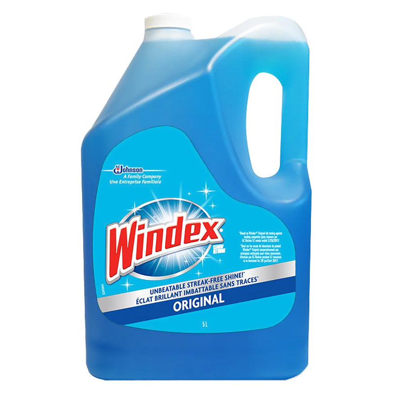 Windex Original Glass Cleaner, 5 L + 950 mL