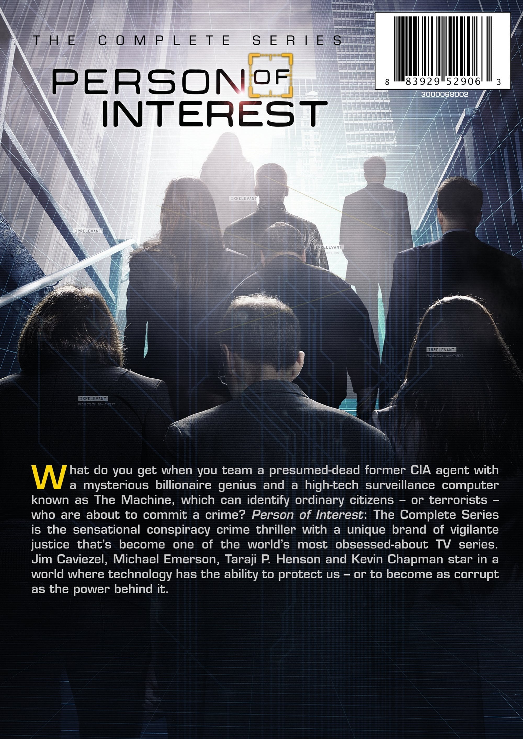 Person of Interest: The Complete Series (DVD) - English only