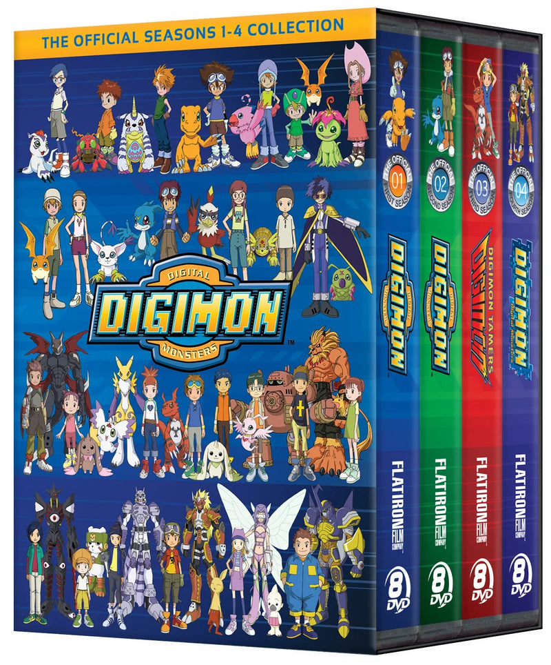 Digimon Digital Monster: The Complete Series Seasons 1-4 DVD Box Set (English only)