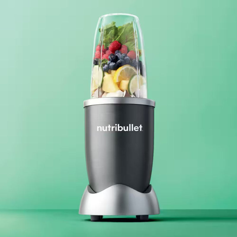 NutriBullet Magic Bullet Blender/Nutrition Extractor w/ 2 Cups, Grey, 532 to 710mL