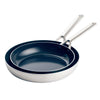 Blue Diamond Triple Steel Skillets, 2-piece