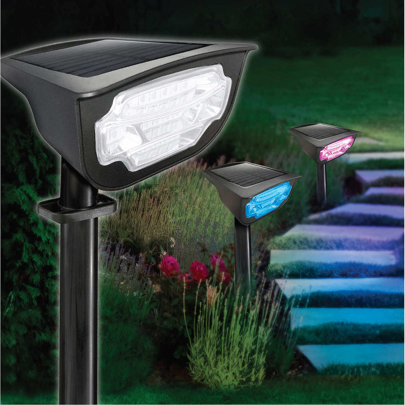 Bell + Howell Solar Bionic Color Burst LED Pathway Lights