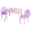 Unicorn Square Table and 2 Chairs with Storage Bag