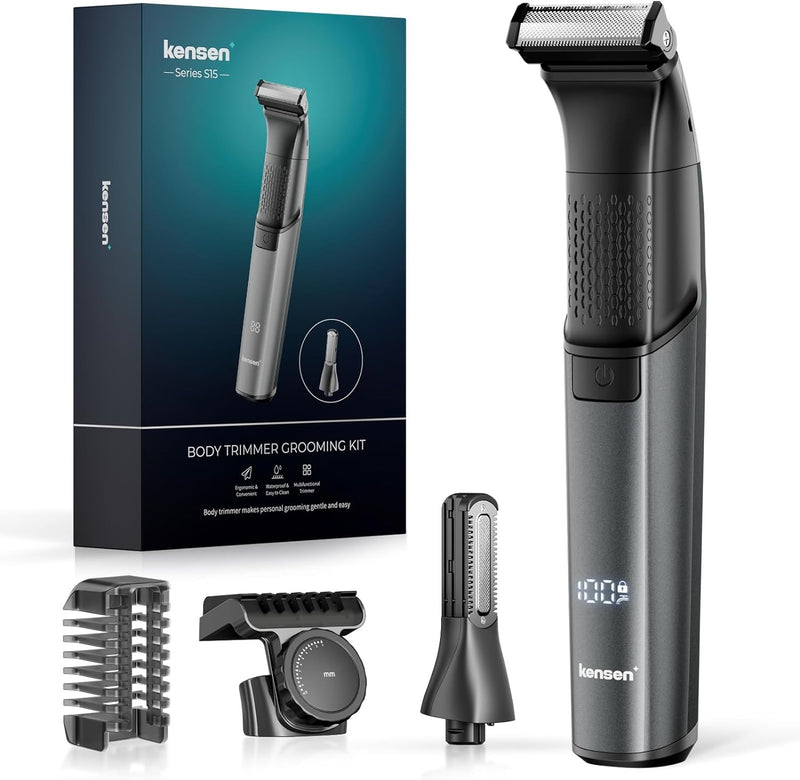 kensen 2-in-1 Beard Trimmer, Body Hair Trimmer for Men