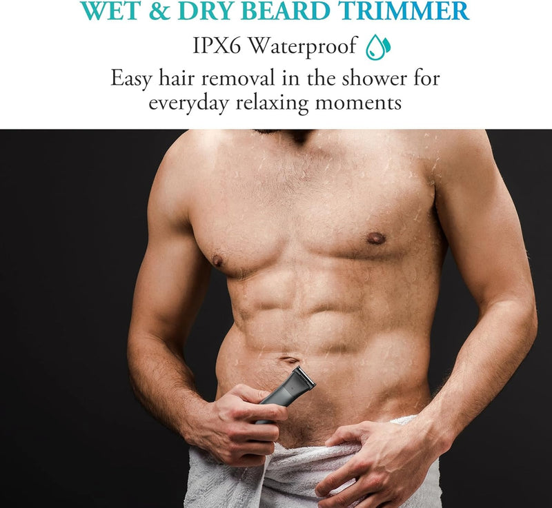 kensen 2-in-1 Beard Trimmer, Body Hair Trimmer for Men