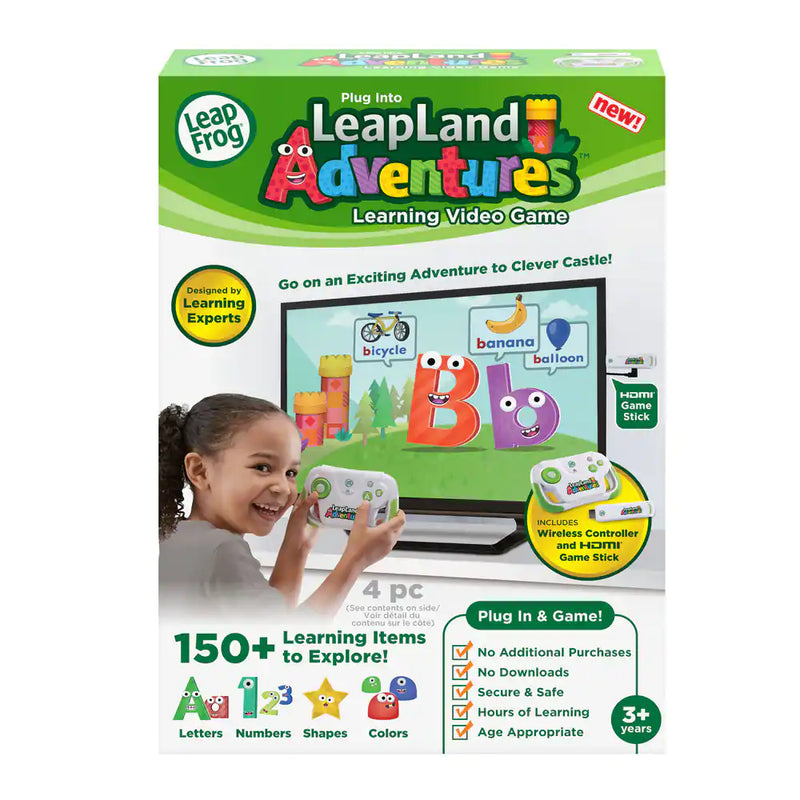 LeapFrog Leapland Adventures TV Learning Video Game, English