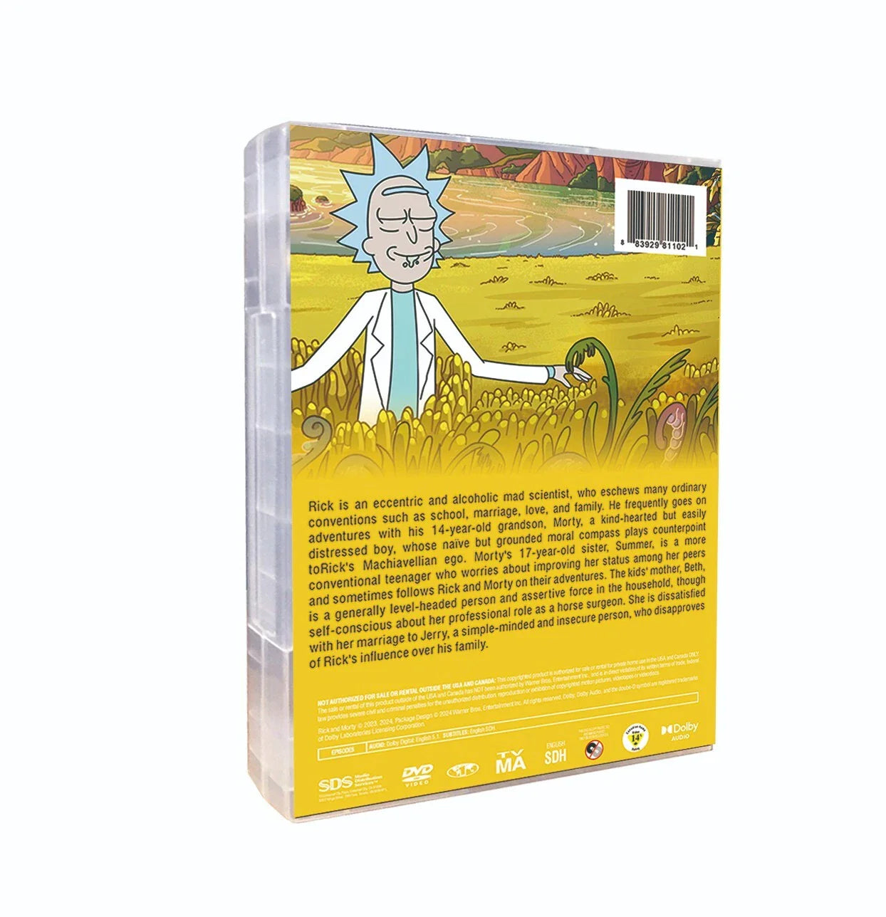 Rick and Morty: The Complete Seasons 1-7 (DVD) -English only