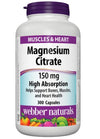 webber naturals Magnesium Citrate 150 mg - 300 Capsules